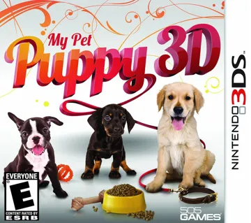 My Pet Puppy 3D (Usa) box cover front